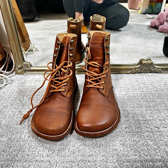 Origo Women's/Unisex Lace-Up Adventurer Brown Leather Boots size 39 - Picture 3 of 8